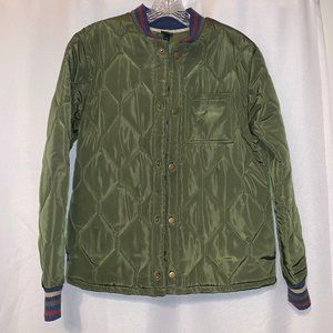 Green Bomber Jacket
